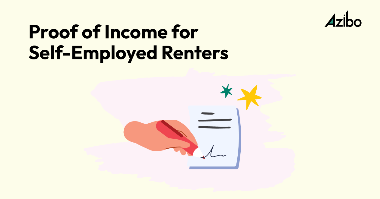 Providing and Verifying Self-Employed Proof of Income for Apartment